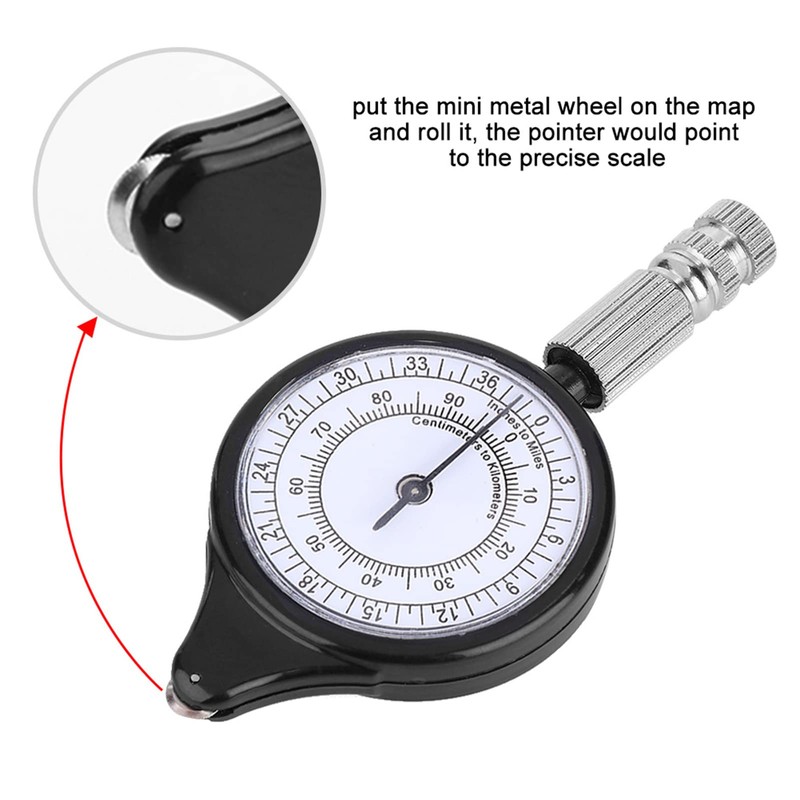 Map Measure Kill Bimeter Map Measuring Device Rainproof Abrasion Resistant