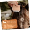 Parliky Horse Brush for Livestock Grooming Durable Wooden Scraper Cattle