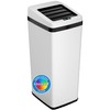 iTouchless 14 Gallon Slide Open Lid Kitchen Trash Can with,