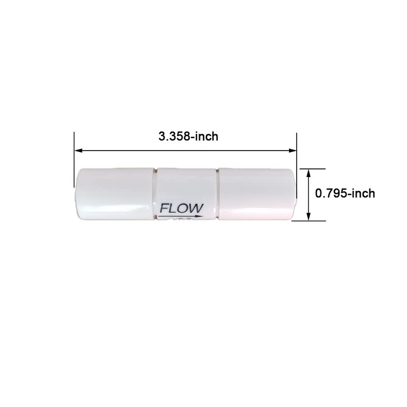 Malida 1/4 inch quick connector fittings Flow Restrictor for RO