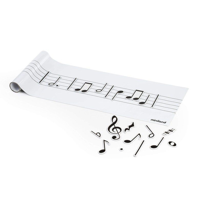 Miniland 94120 Pentagram Board & Notes,Black/White