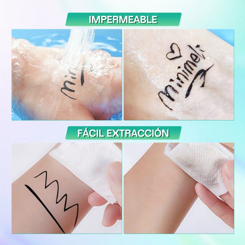 Minimeli Delineador De Ojos Plumín Indeleble Impermeable Negro