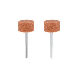 Dremel 8193 Aluminium Oxide Grinding Stones Accessory Set, 2 Cylindrical Grinding Stones for Grinding and Sharpening Metals (15,9 mm)