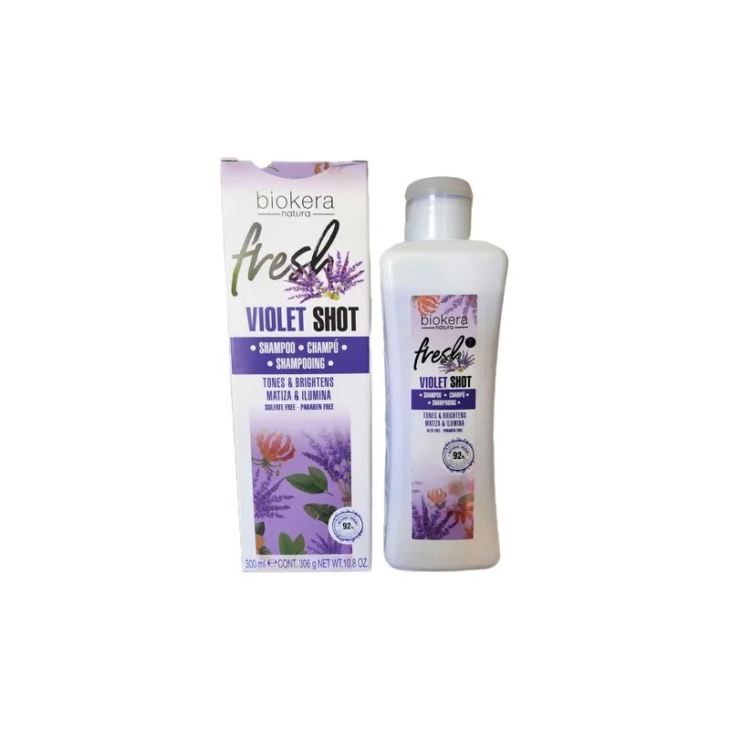 Salerm Shampoo Violet Matizador Sin Sulfatos Ni Parabenos