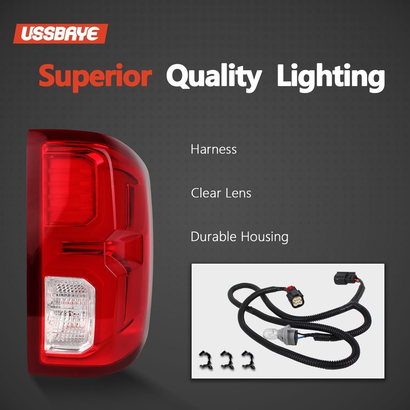 Ussbaye Led Tail Light Compatible with 2016 2017 2018 Chevy