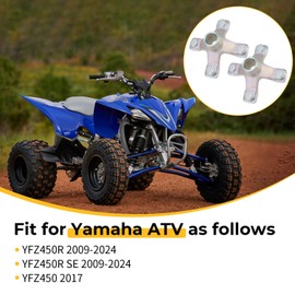 M MATI Rear Wheel Collar Hub 2PCS for Yamaha YFZ450R 2009-2024 YFZ450R SE 2009-2024 YFZ450 2017 18P-25383-00-00