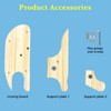 DE-LIANG Tailors Ironing Board with Pine Wood Base, Cotton Cover