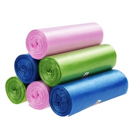 HOMMP 1.6 Gallon Small Garbage Bags, 120 Counts/ 6 Rolls