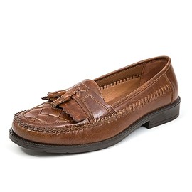 Deer Stags mens Herman Loafer, Cognac, 11 Wide US