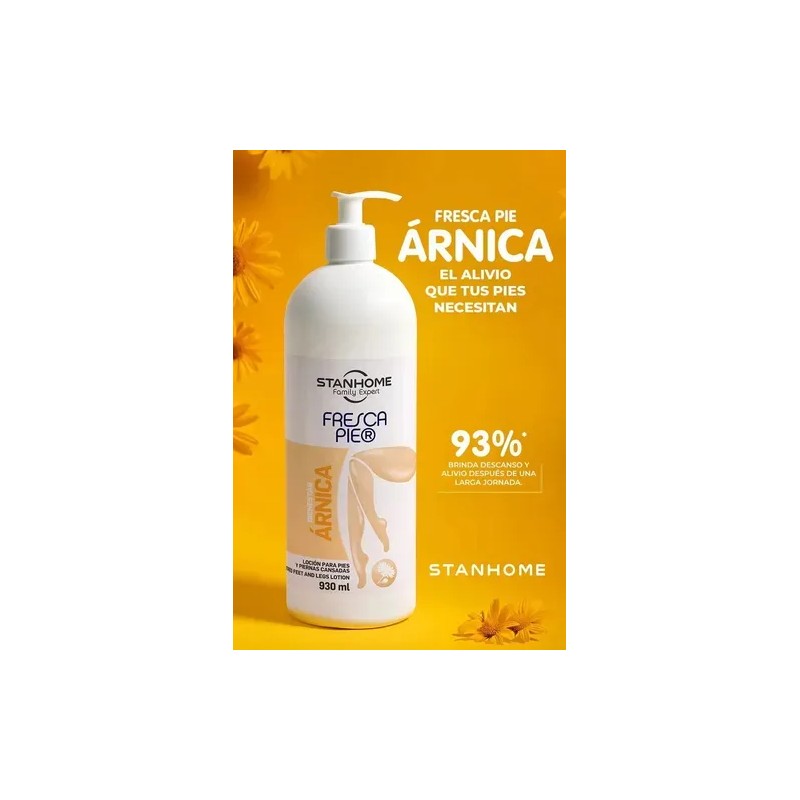 Pack 2 Pza. Fresca Pie Árnica Stanhome 930 Ml Árnica
