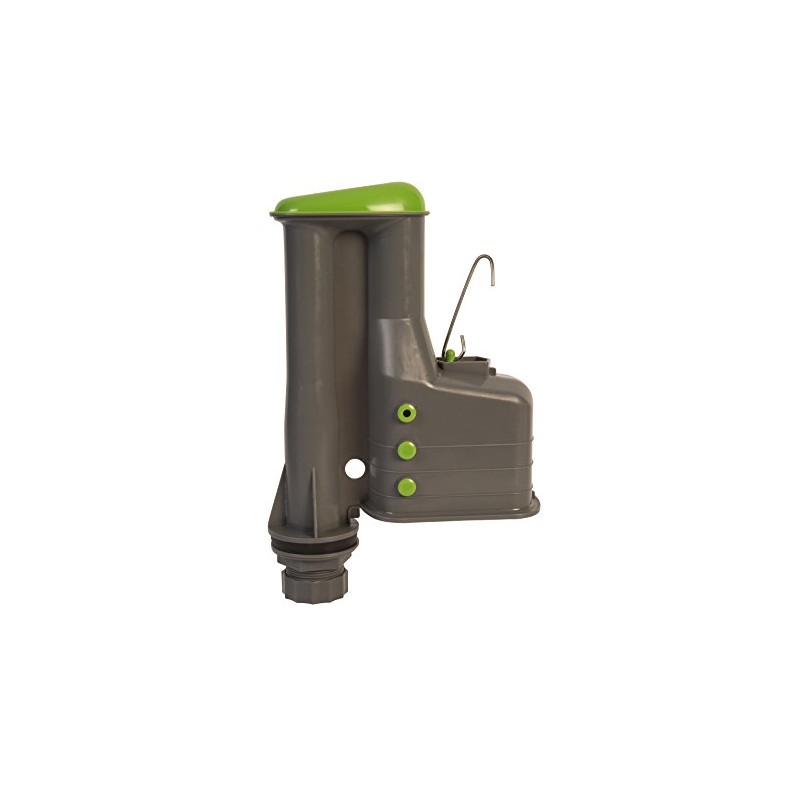 Croydex Cistern Syphon, Grey, 9.4x22x27.5 cm