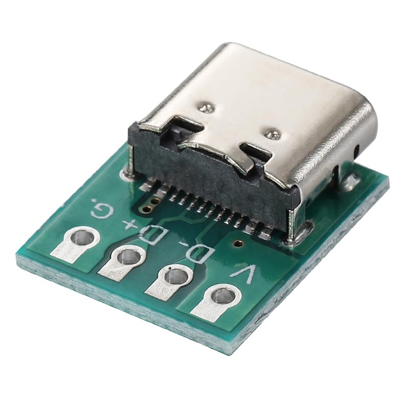 Greluma 6PCS 16 Pin Type-C Male to 2.54mm PCB Adapter