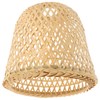 Angoily Bamboo Lampshade Ceiling Light Shade Decorative Lamp Shade Bamboo