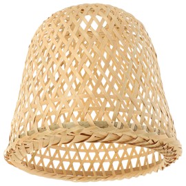 Angoily Bamboo Lampshade Ceiling Light Shade Decorative Lamp Shade Bamboo Light Shade Lampshade for Table Lamp Replacement Lamp Shade Light Accessories Hanging Lamp Shade Light Covers