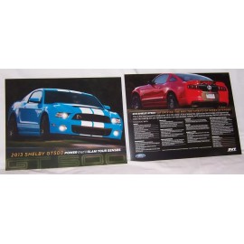 Lot of 2  2013 13 Ford  Shelby GT500  original brochures