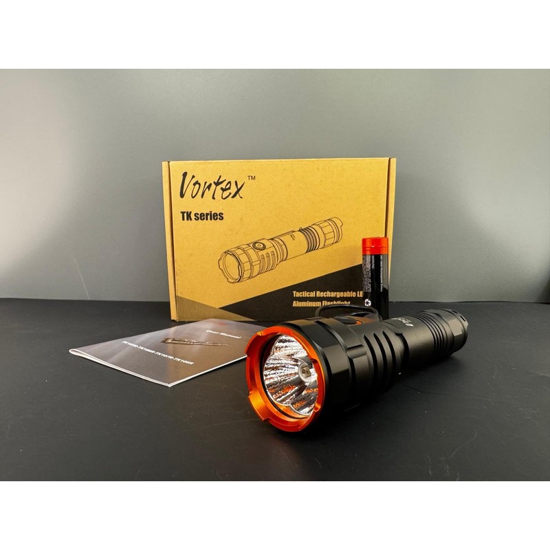 Vortex TK106R Tactical Rechargeable Flashlight 365nm UV Handheld Dual Switch
