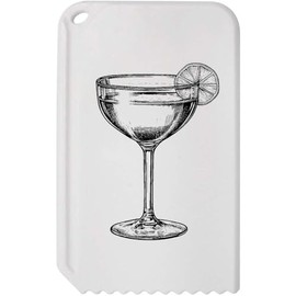 Azeeda 'Cocktail Glass with Lime' Plastic Ice Scraper (IC00038678)