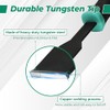 2PCS Carbide Scraper Set(1-1/4 inch & 5/8 inch),Super Gasket Scraper