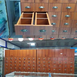 WUJENPEAHT 6 Pcs Antique Brass Cabinet Handles Vintage Kitchen Cupboard Handles Shell Cup Handles for Cupboard Cabinet Home Office Kitchen