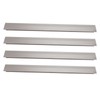 4Pcs Stove Gap Cover Stainless Steel Heat Resistant Easy Clean