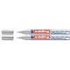 Edding 751 Paint Marker Pen M Bullet Tip, silber, Doppelpack