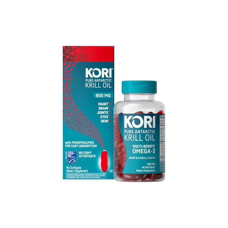 Kori Krill Suplemento de Omega 3 de aceite de krill