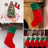 Zuzer Santa Stocking Pack of 10 Large Red Christmas Stocking