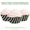 Regency Wraps Greaseproof Professional Grade Baking Cups, Pack of 40,