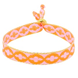 Selfmade Jewelry Festival Bracelets, Boho Jewellery - Fabric Bracelet, Colourful - Friendship Bracelets, Adjustable Size, Summer Jewellery, Polyester, No Gemstone