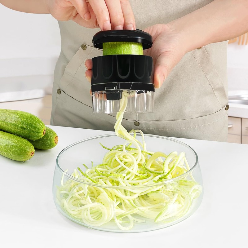 Vegetable Spiralizer 3 in 1 Spiralizer for Veggie Noodles Adjustable