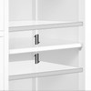 Topeakmart Bathroom Storage Cabinet Freestanding Floor Cabinet with 4 Drawers