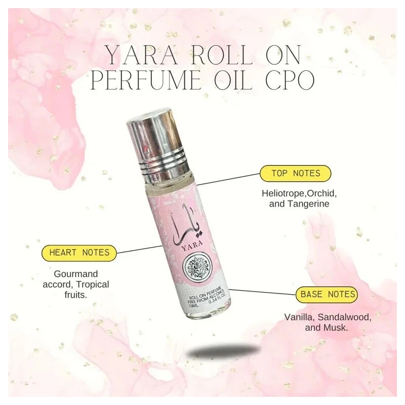 YARA Roll On Perfume Oil CPO - 10ML (0.34 OZ)