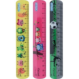 3 Flexible Ruler 15 cm/Flexible with 3 Different Designs