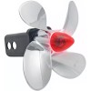 Cobra-Tek Spin Propeller Trailer Hitch Cover W/ LED Brake Light