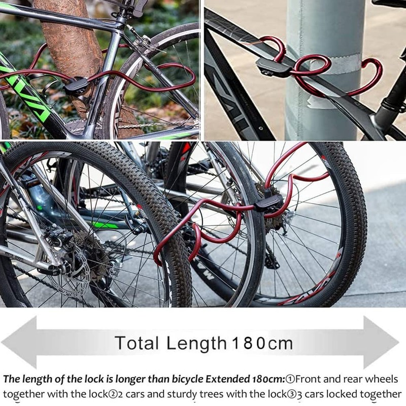 Bicycle Lock - Very High Security Level - Spiral Lock