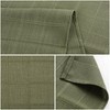 yuboo Olive Green Table Runner 72 Inches Long, Summer Checked