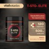 Vitalbotanics T-sto Elite 120 Cápsulas (500mg c/u para 2 meses)