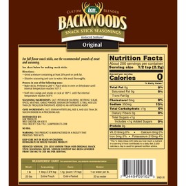 LEM 9162 Backwoods Low Sodium Snack Stick Seasoning (20-Lbs)