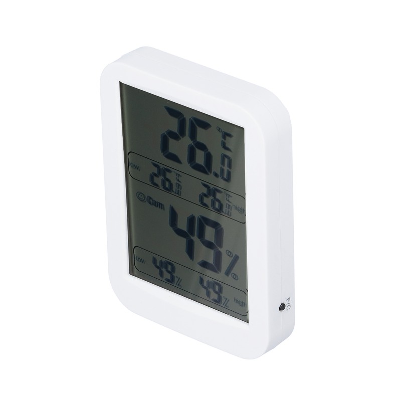 Large Screen Digital Thermo Hygrometer Temperature Humidity Gauge with Memory