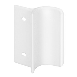 Aluminium Balcony Door Handle / Patio Door Handle with Stop - White RAL 9016