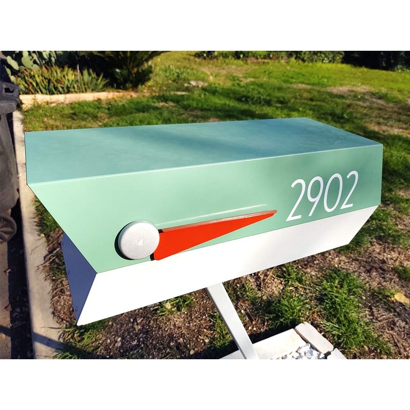 modbox USA Modern Mailbox Numbers, Custom Cut to Order, Set