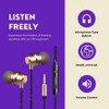 Earphones, In-Ear Headphones Earphones with 3.5mm Hi-Res Extra Bass, Noise