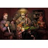 Laminated Slashers Playing Poker Jason Michael Chuckie Freddie Poster 24x36
