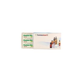 homeomart.com Plumbum Metallicum Homeopathy Pellets (Pills) in 30C Potency, Pack of 3