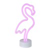 Northlight LED Flamingo Neon Style Table Light - 11.5" -