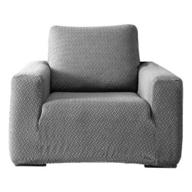 Cubierta De Sillon Individual Niza Stretch Vianney Color Gris
