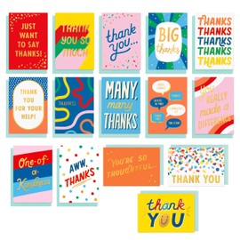 American Greetings Deluxe Boxed Thank You Card Assortment (15-Count)