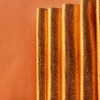 Metallic Orange Leatherette Fabric 1.5ft x 4.5ft Sparkle Faux Leather