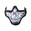Nuprol Lower Face Skull Mesh Mask; Black