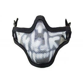 Nuprol Lower Face Skull Mesh Mask; Black